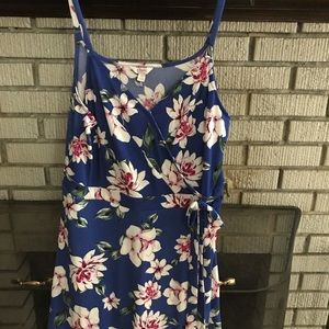 Wrap romper Dress with adjustable straps